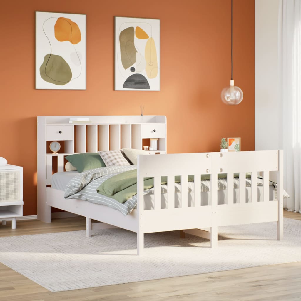 Bed Frame Without Mattress Super King Solid Wood Pine