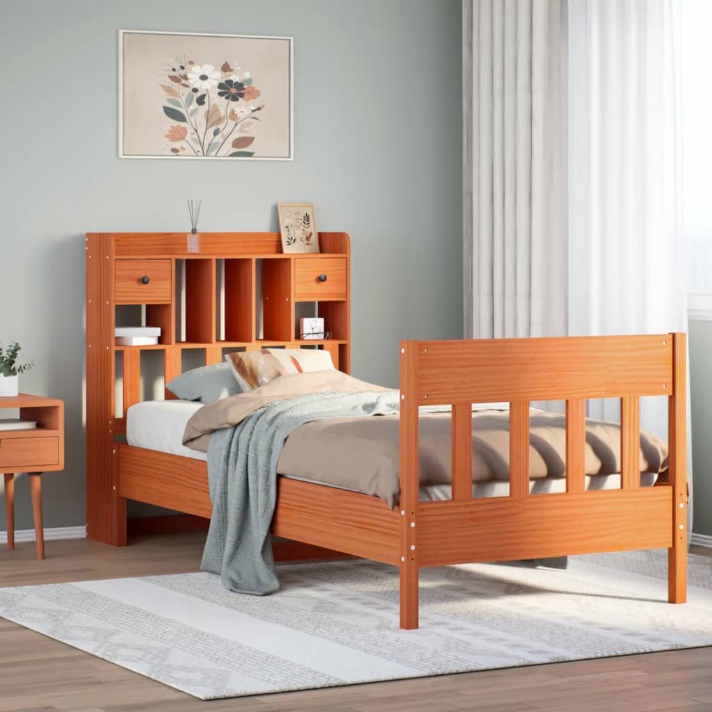 Bed Frame Without Mattress Super King Solid Wood Pine