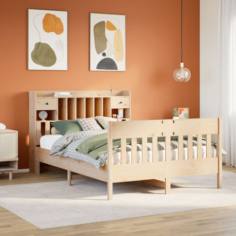 Bed Frame Without Mattress Super King Solid Wood Pine