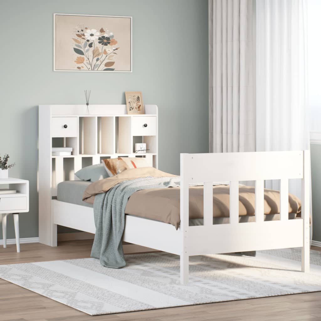 Bed Frame Without Mattress Super King Solid Wood Pine
