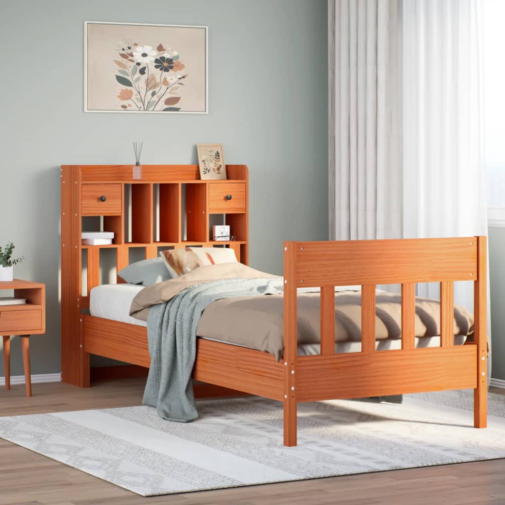 Bed Frame Without Mattress Super King Solid Wood Pine