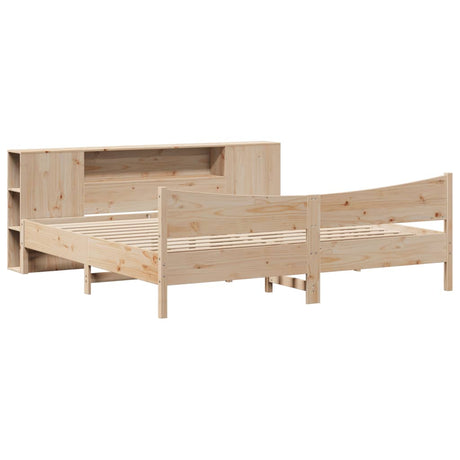 Bed Frame Without Mattress Solid Wood Pine