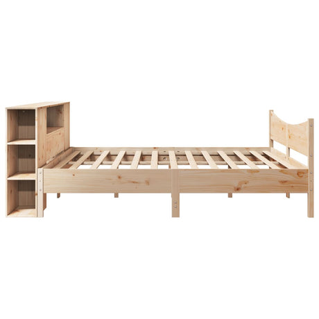 Bed Frame Without Mattress Solid Wood Pine