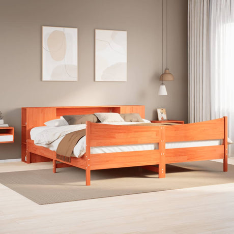 Bed Frame Without Mattress Solid Wood Pine