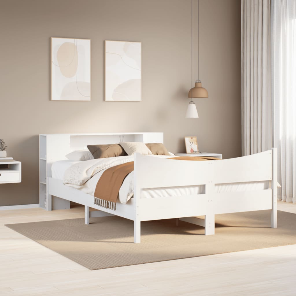 Bed Frame Without Mattress Solid Wood Pine
