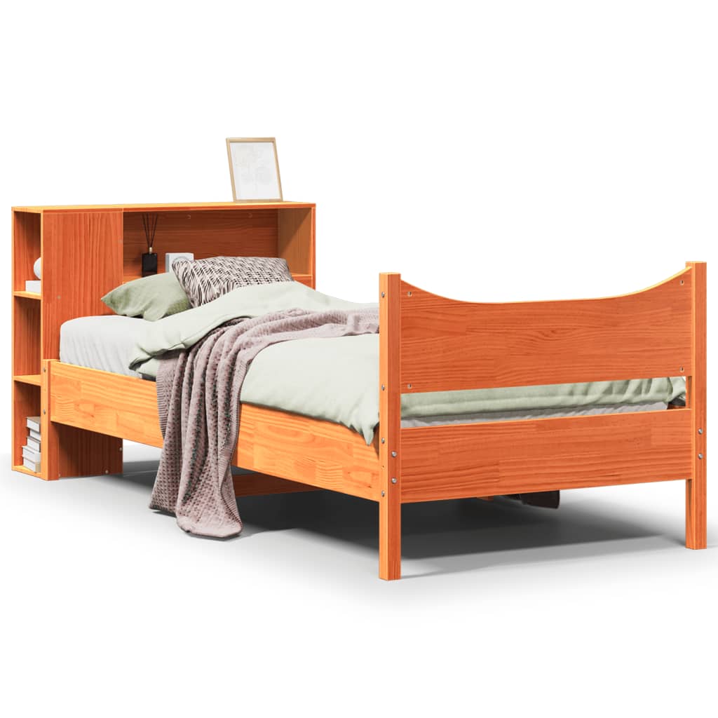 Bed Frame Without Mattress Solid Wood Pine