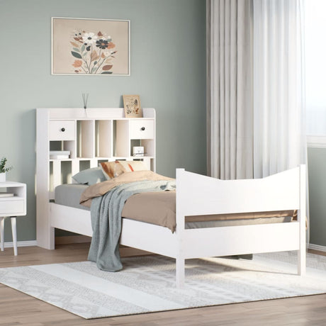 Bed Frame Without Mattress Double Solid Wood Pine
