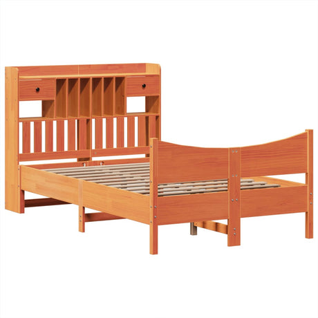 Bed Frame Without Mattress Double Solid Wood Pine