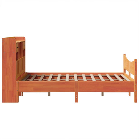 Bed Frame Without Mattress Double Solid Wood Pine