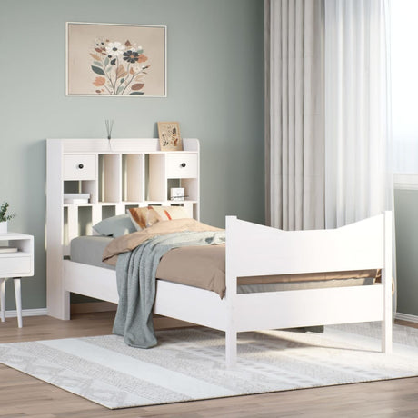 Bed Frame Without Mattress Double Solid Wood Pine