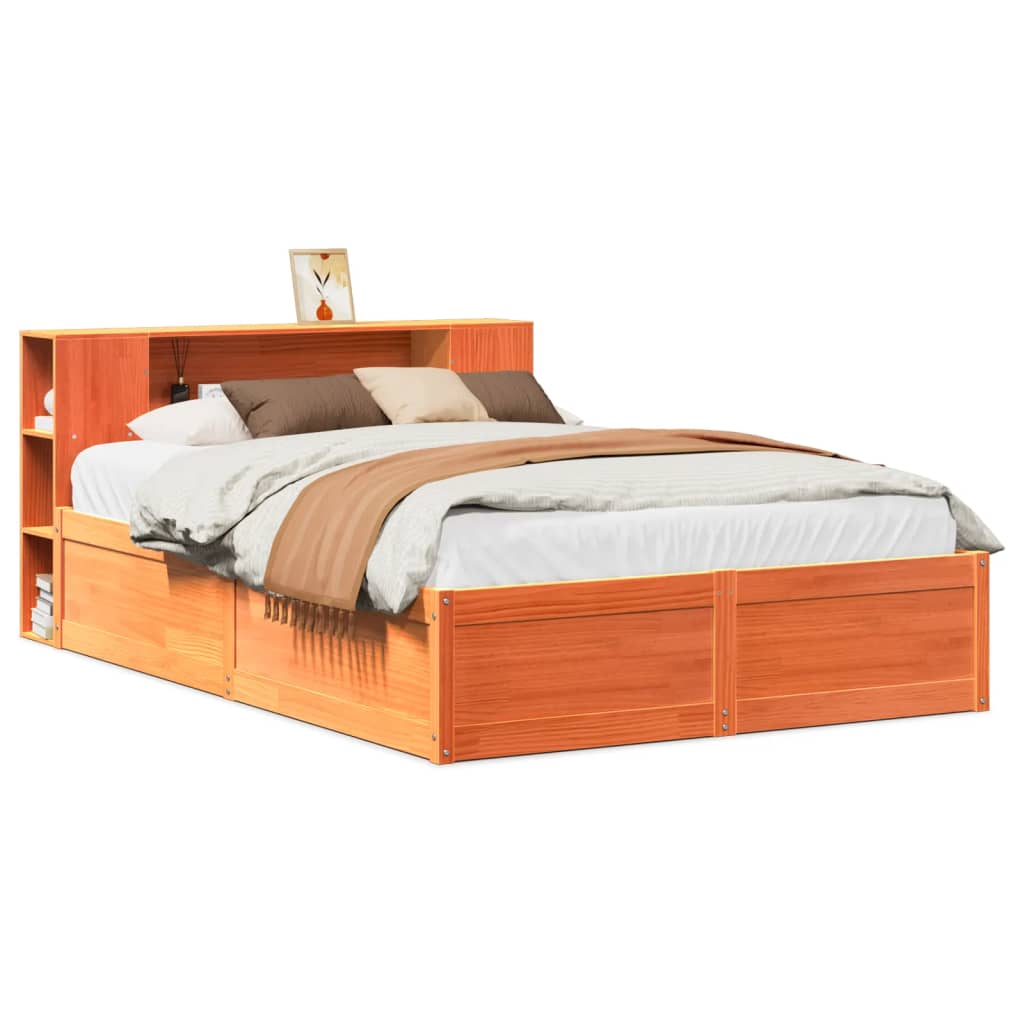 Bed Frame Without Mattress King Size Solid Wood Pine