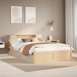 Bed Frame Without Mattress King Size Solid Wood Pine