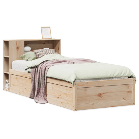 Bed Frame Without Mattress Solid Wood Pine