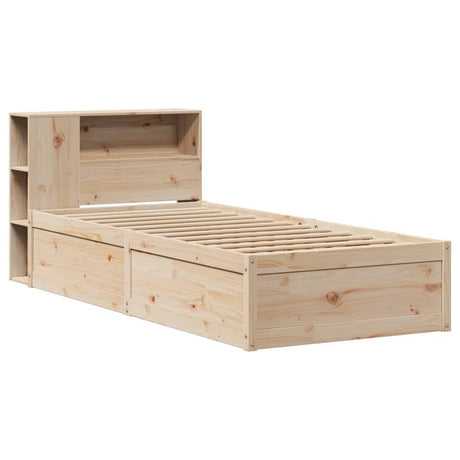 Bed Frame Without Mattress Solid Wood Pine