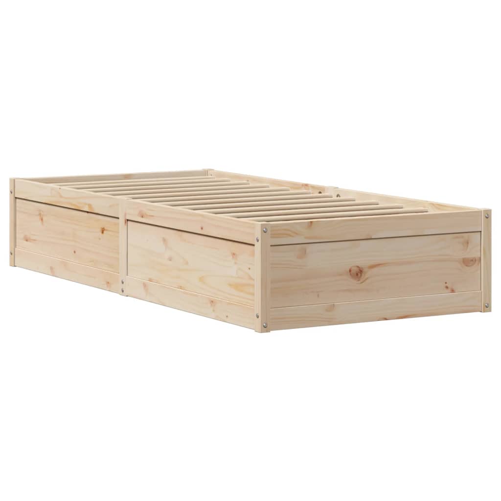 Bed Frame Without Mattress Solid Wood Pine