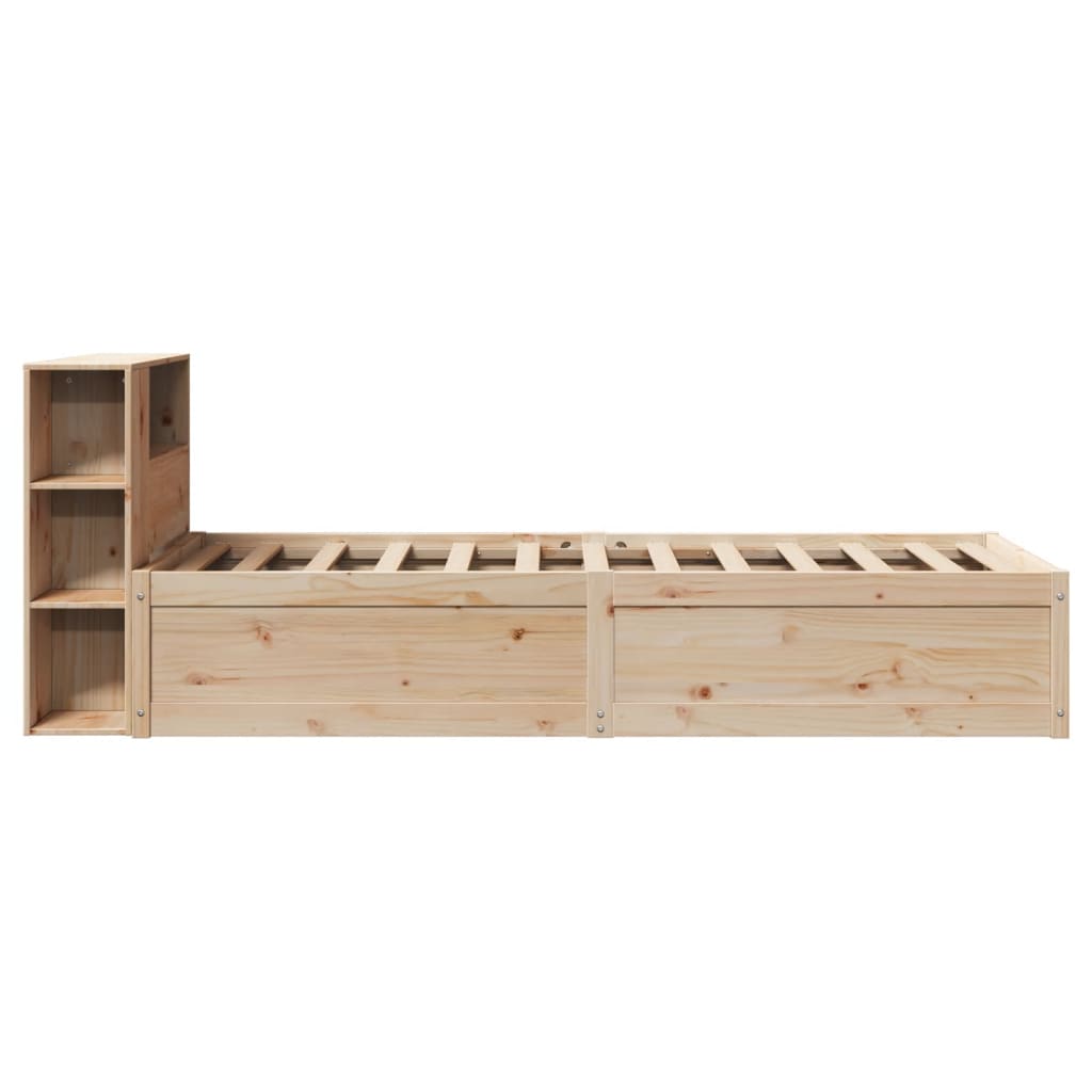 Bed Frame Without Mattress Solid Wood Pine