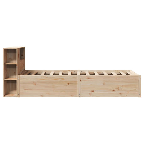 Bed Frame Without Mattress Solid Wood Pine