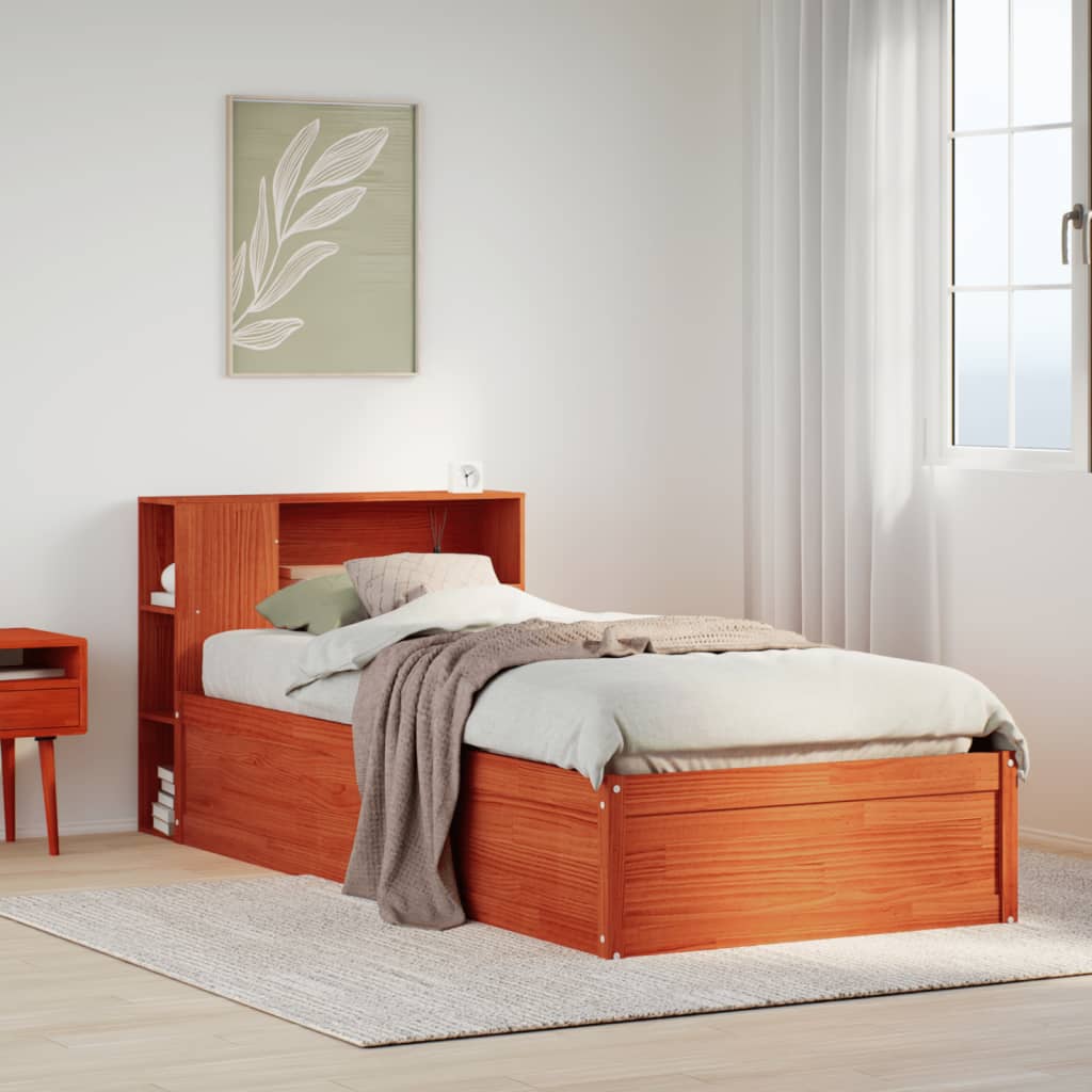 Bed Frame Without Mattress Solid Wood Pine