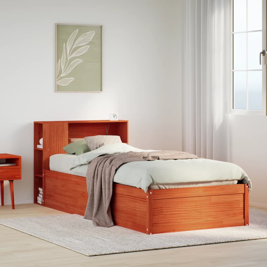 Bed Frame Without Mattress Solid Wood Pine