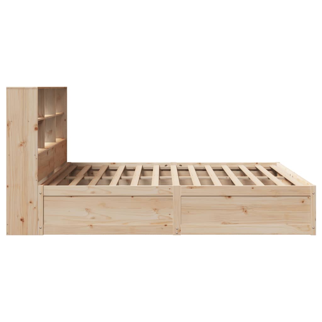 Bed Frame Without Mattress Solid Wood Pine
