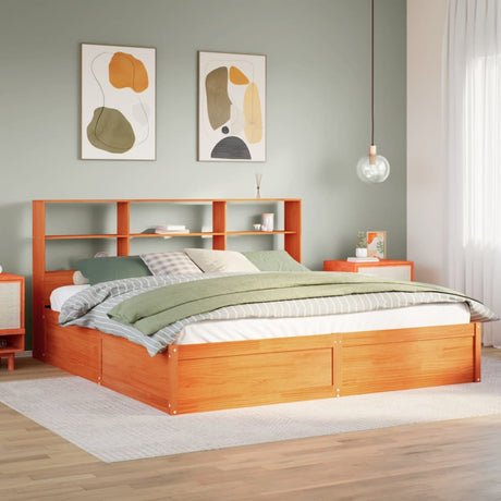 Bed Frame Without Mattress Solid Wood Pine
