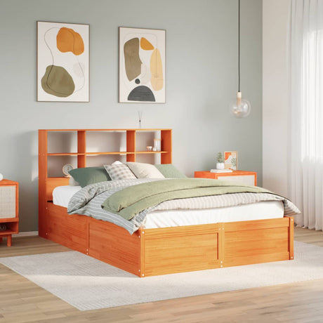 Bed Frame Without Mattress Solid Wood Pine