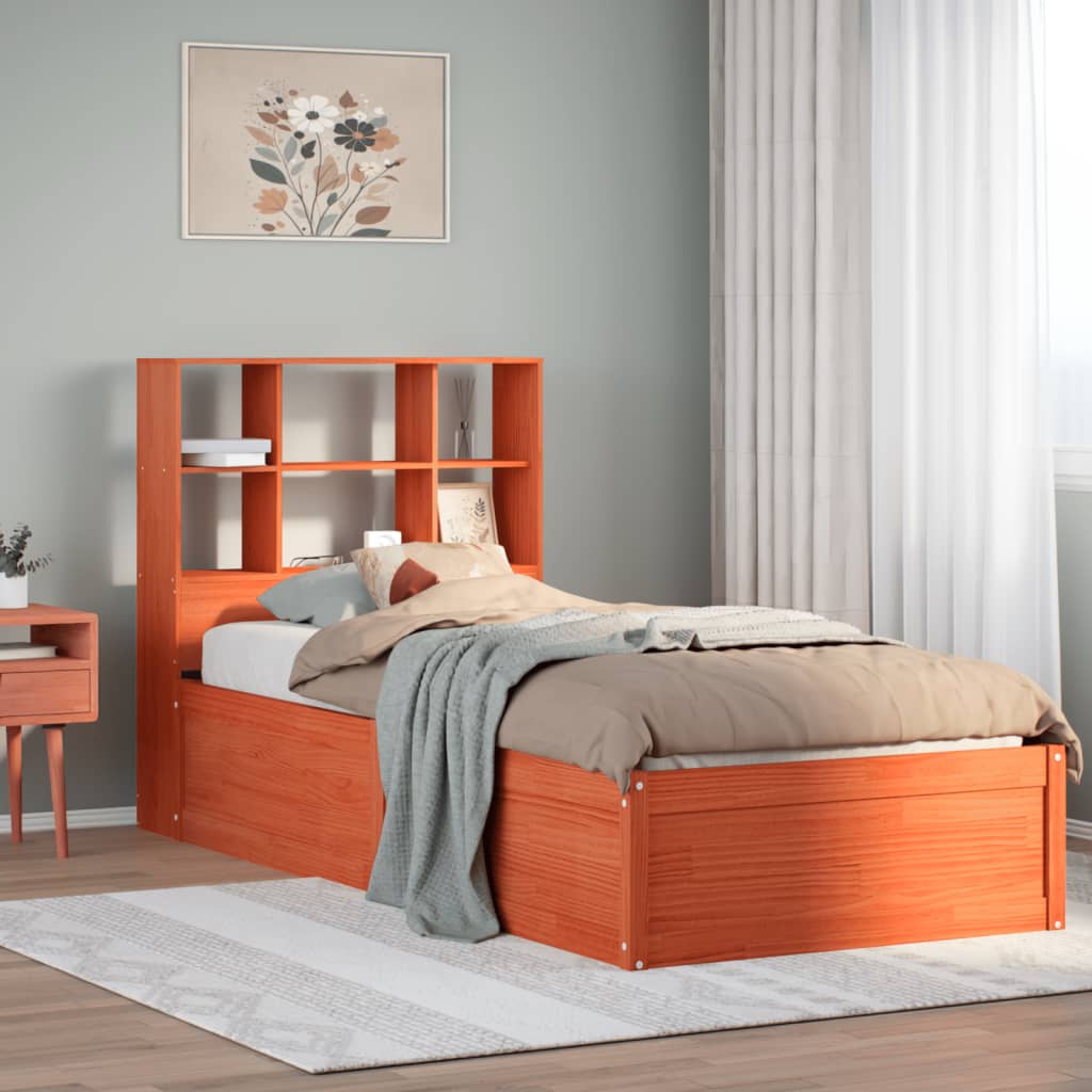 Bed Frame Without Mattress Solid Wood Pine