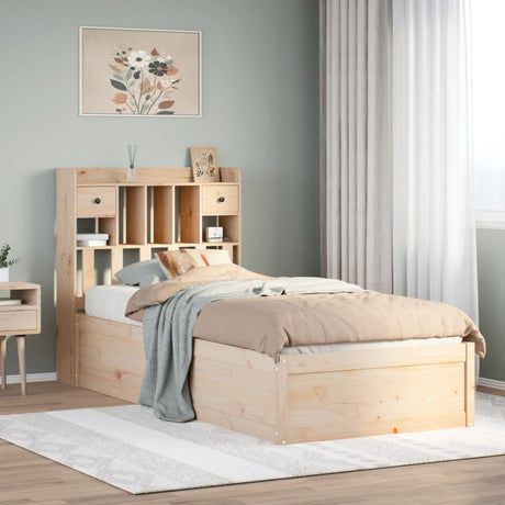Bed Frame Without Mattress Solid Wood Pine