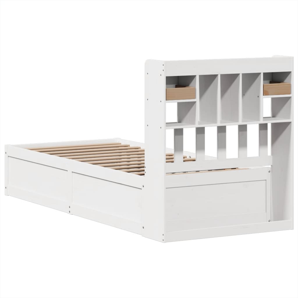 Bed Frame Without Mattress Solid Wood Pine