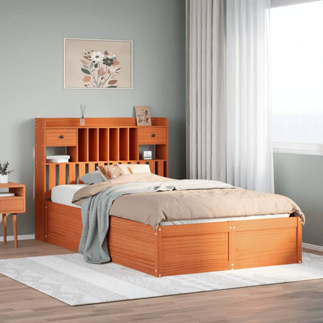 Bed Frame Without Mattress Solid Wood Pine