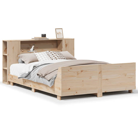 Bed Frame Without Mattress King Size Solid Wood Pine