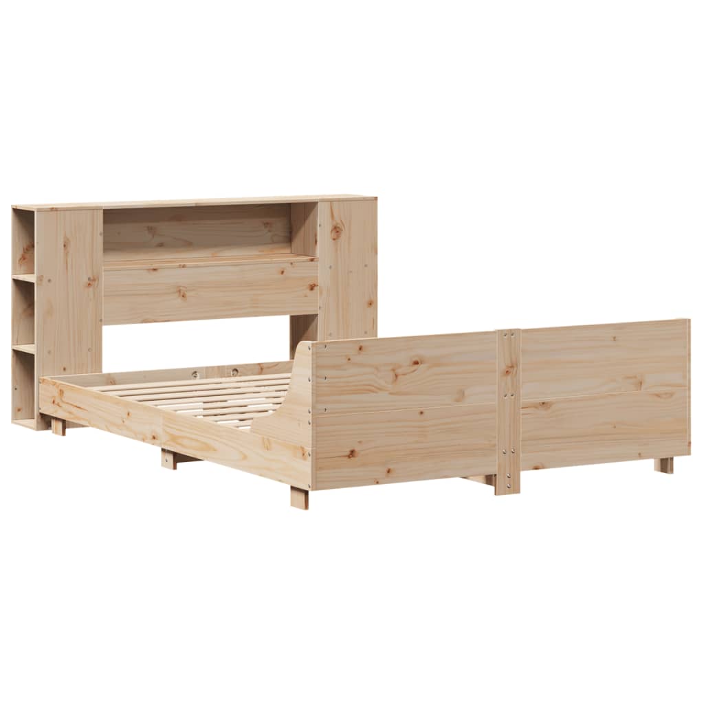 Bed Frame Without Mattress King Size Solid Wood Pine