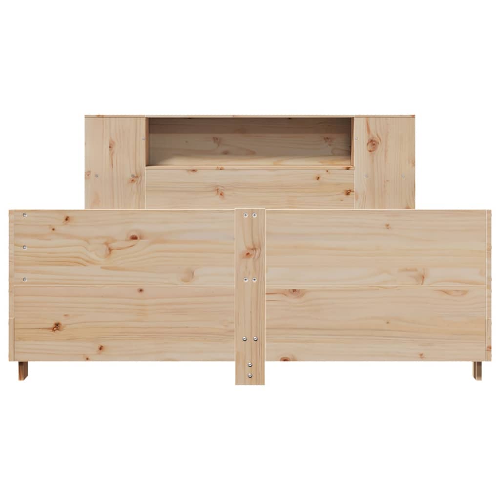 Bed Frame Without Mattress King Size Solid Wood Pine