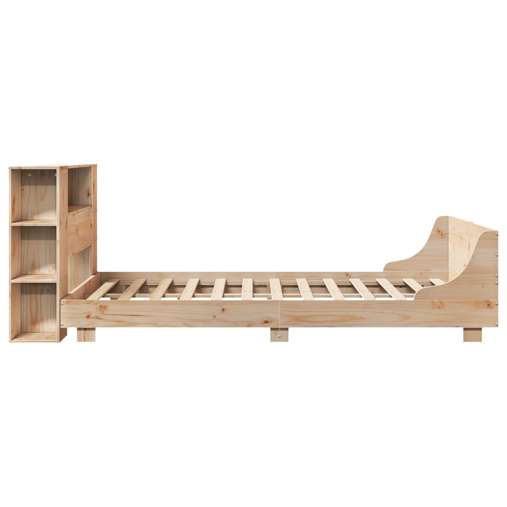Bed Frame Without Mattress King Size Solid Wood Pine