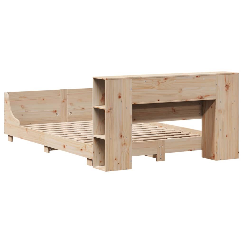 Bed Frame Without Mattress King Size Solid Wood Pine