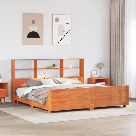 Bed Frame Without Mattress Solid Wood Pine