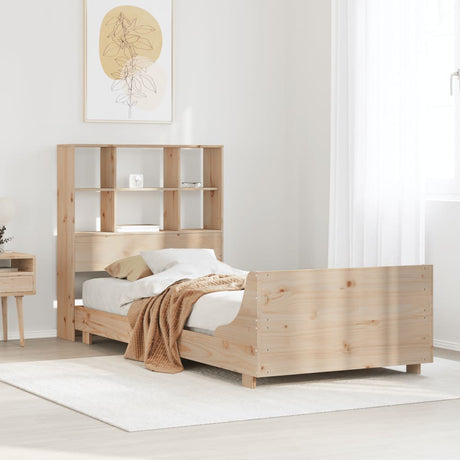 Bed Frame Without Mattress Solid Wood Pine