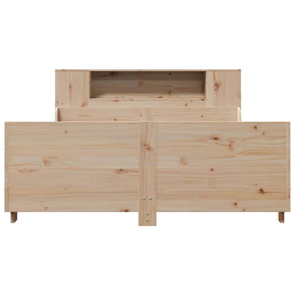 Bed Frame Without Mattress King Size Solid Wood Pine