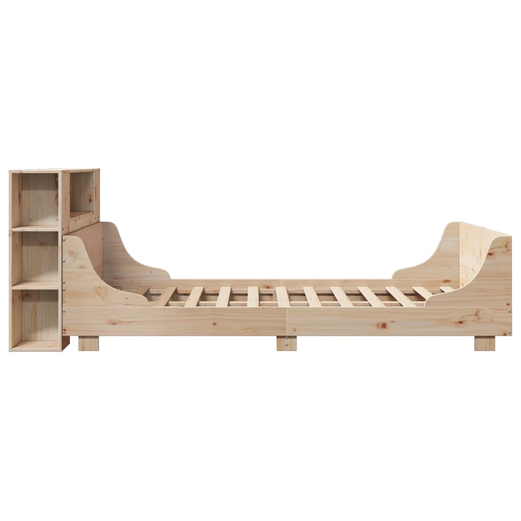 Bed Frame Without Mattress King Size Solid Wood Pine