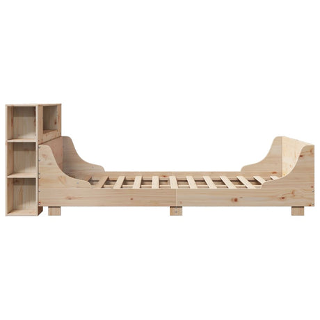 Bed Frame Without Mattress King Size Solid Wood Pine