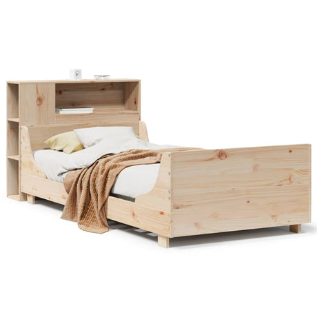 Bed Frame Without Mattress Solid Wood Pine