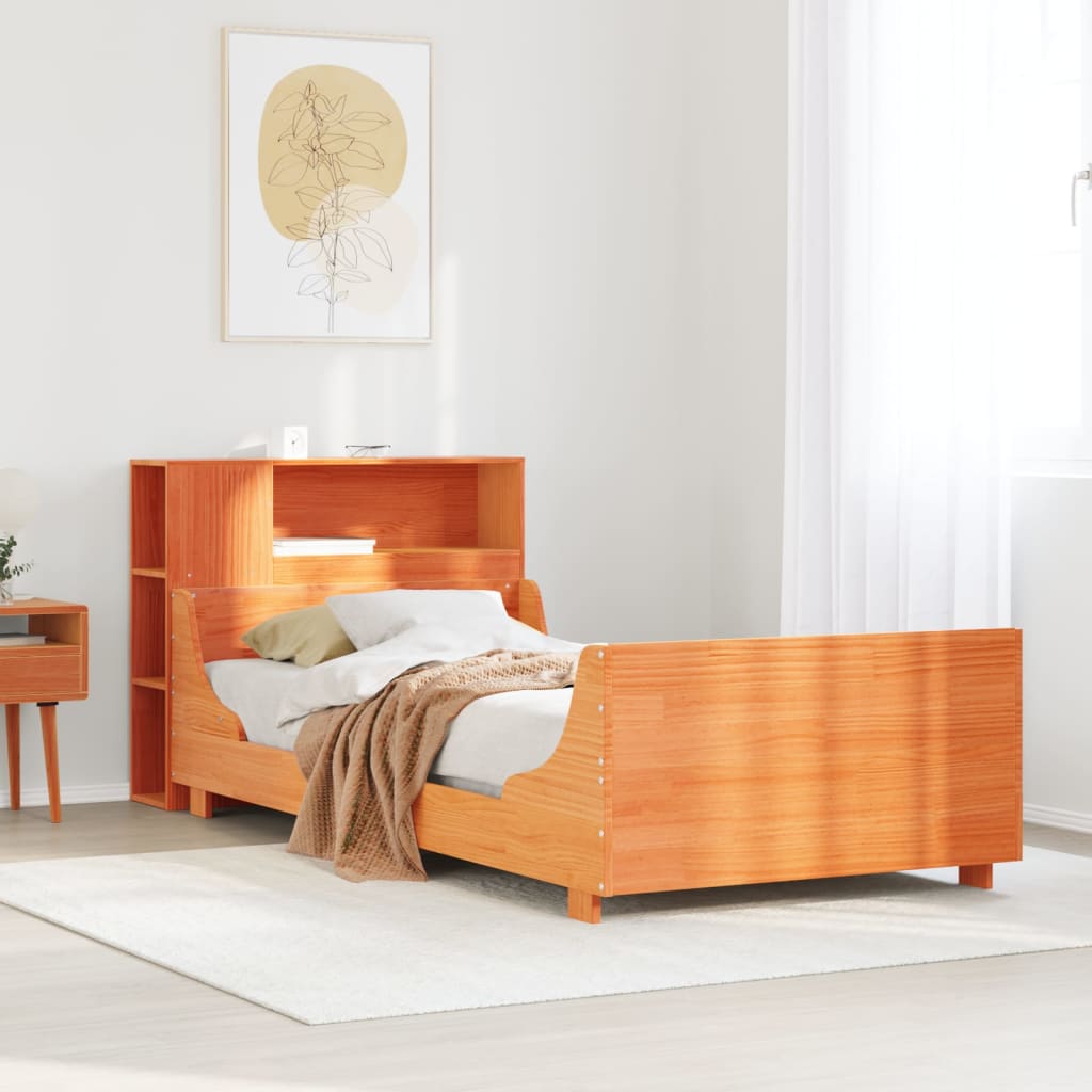 Bed Frame Without Mattress Solid Wood Pine