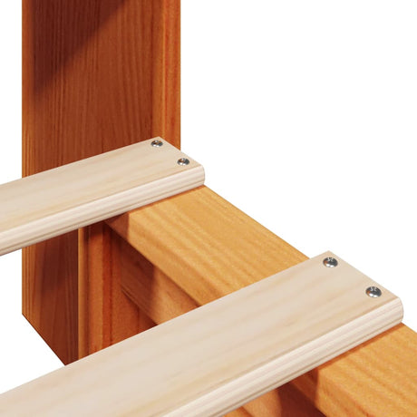 Bookcase Bed Without Mattress Solid Wood