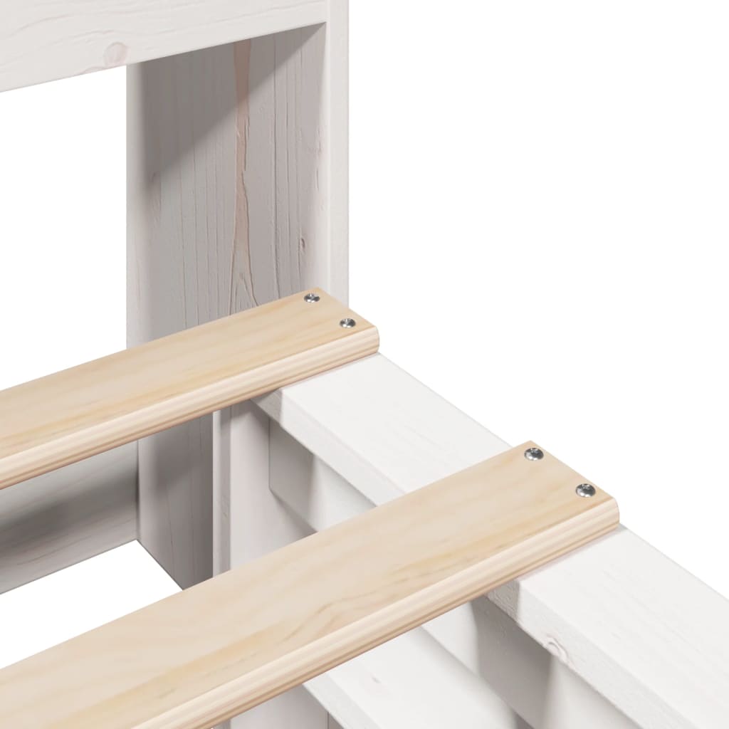 Bookcase Bed Without Mattress Solid Wood