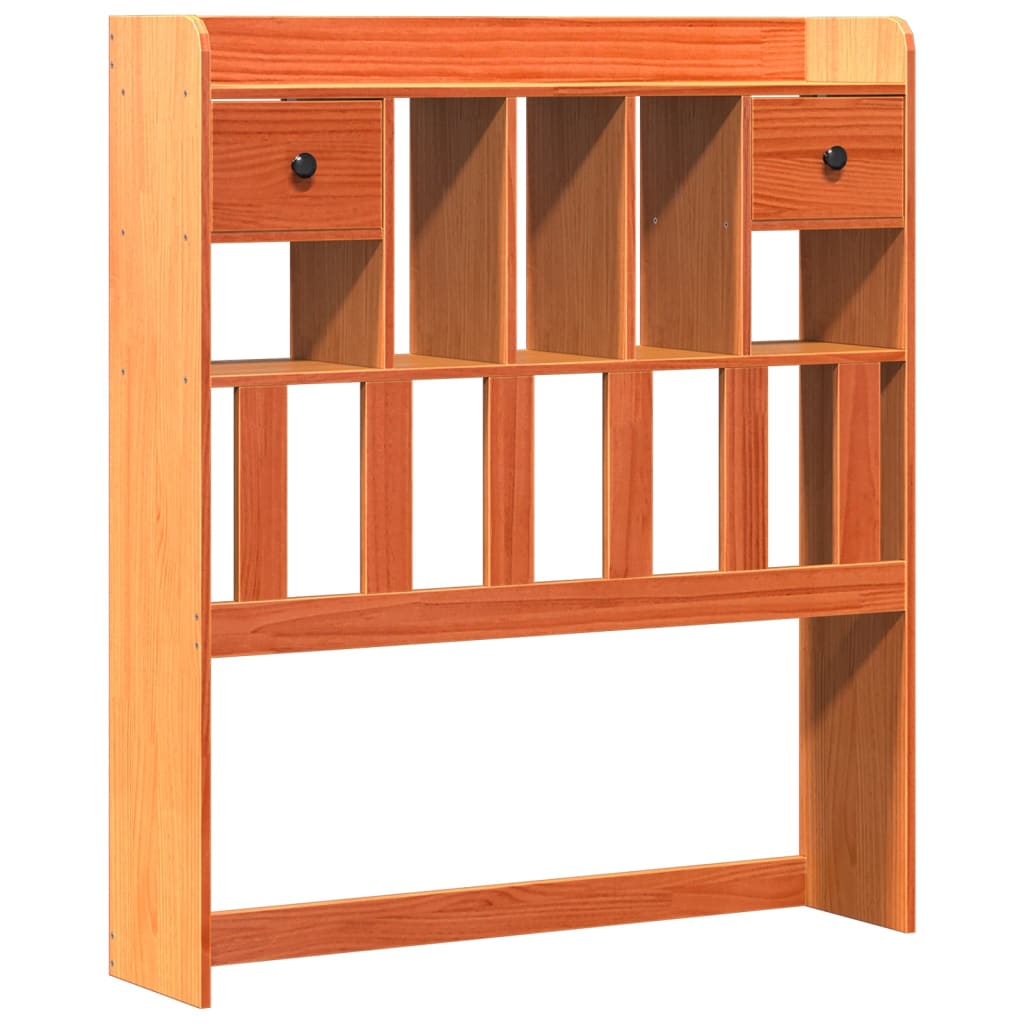 Bookcase Bed Without Mattress Solid Wood Pine