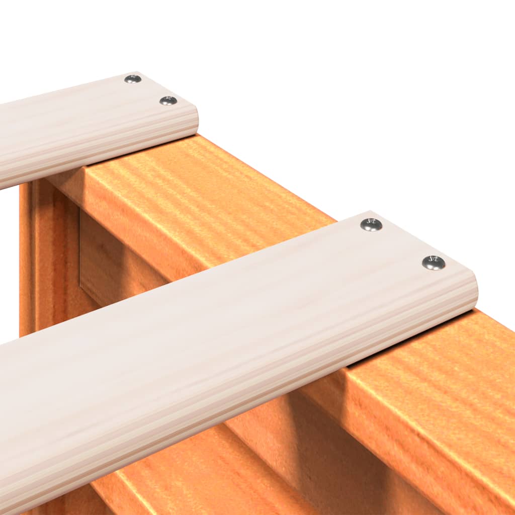 Bookcase Bed Without Mattress Solid Wood Pine