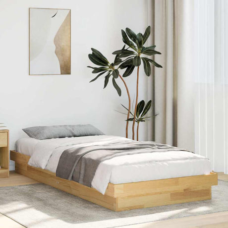 Bed Frame Without Mattress Super King Solid Wood Oak
