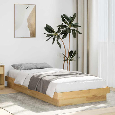 Bed Frame Without Mattress Super King Solid Wood Oak