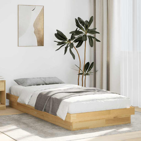 Bed Frame Without Mattress Super King Solid Wood Oak