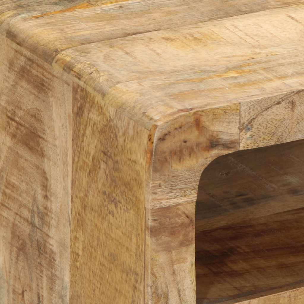 Tv Cabinet 105X46X32 Cm Solid Wood Rough Mango